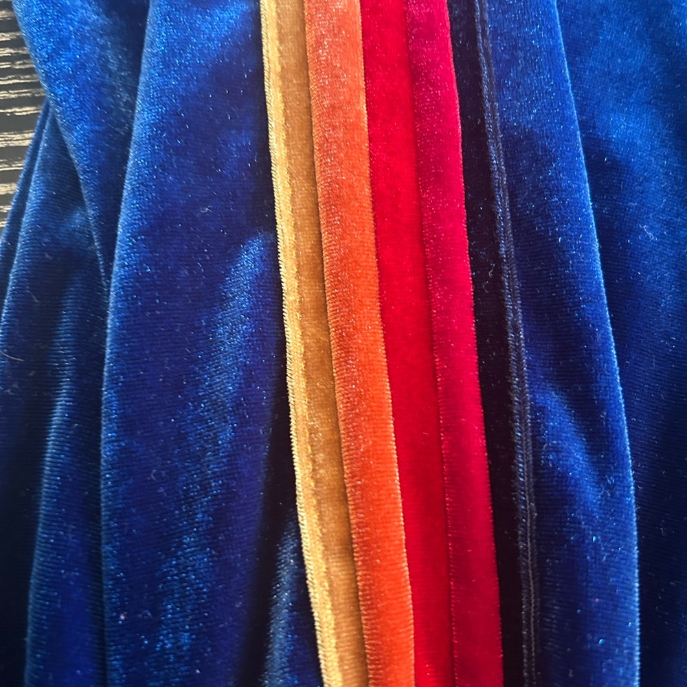 Aviator Nation Velour Rainbow Stripe Sweatshirt - Picture 6 of 9